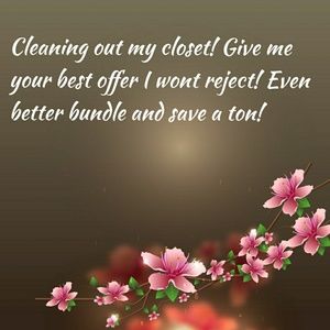 Cleaning out my closet!